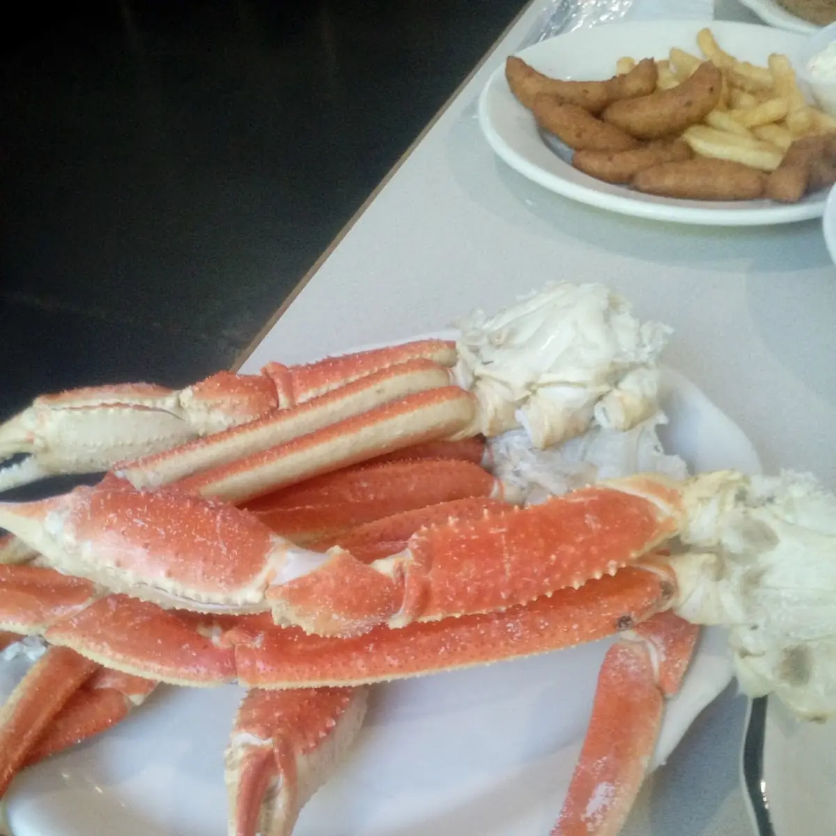 Steamed Snow Crab Legs