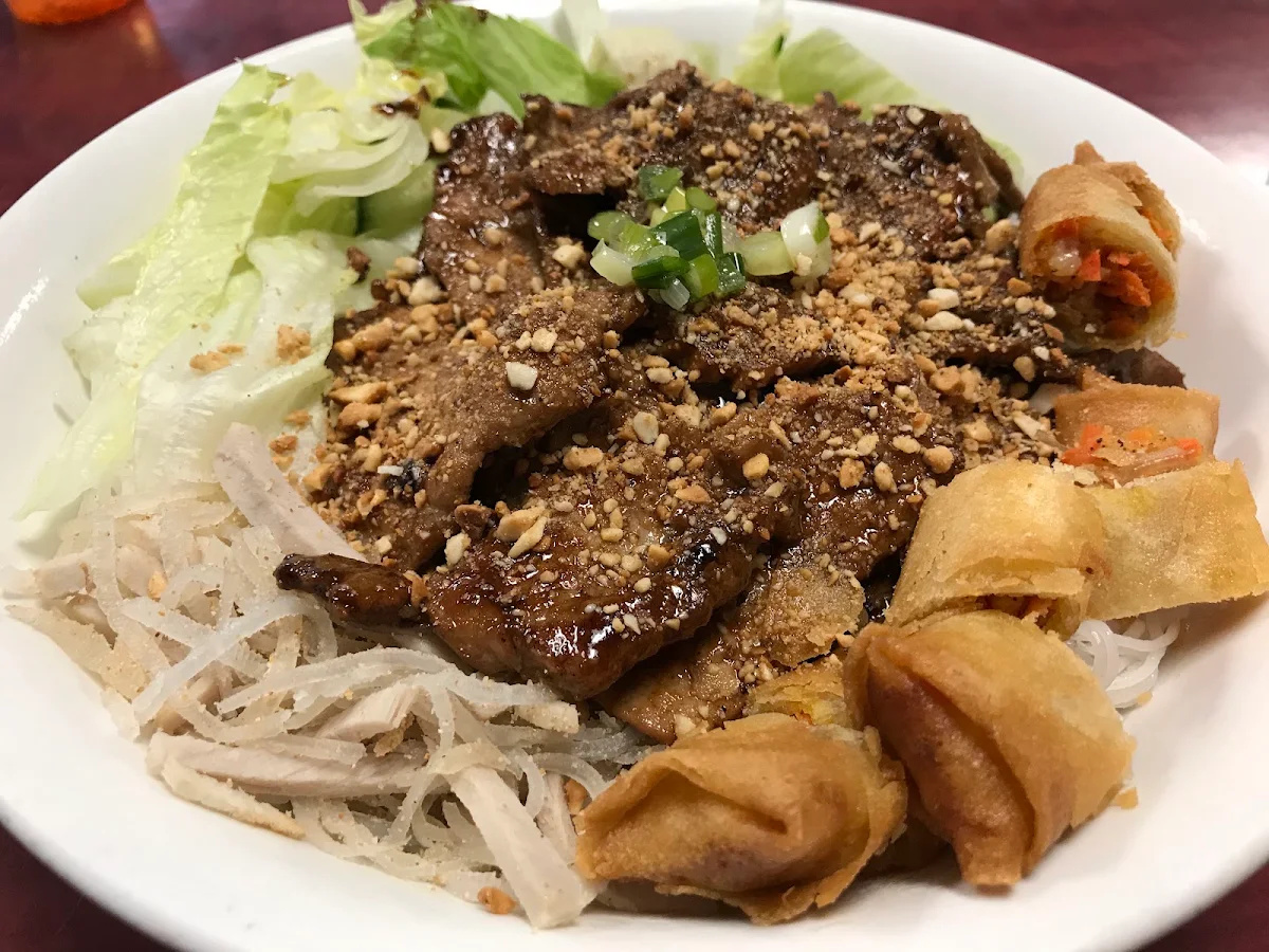 Charbroiled Pork on Rice Vermicelli