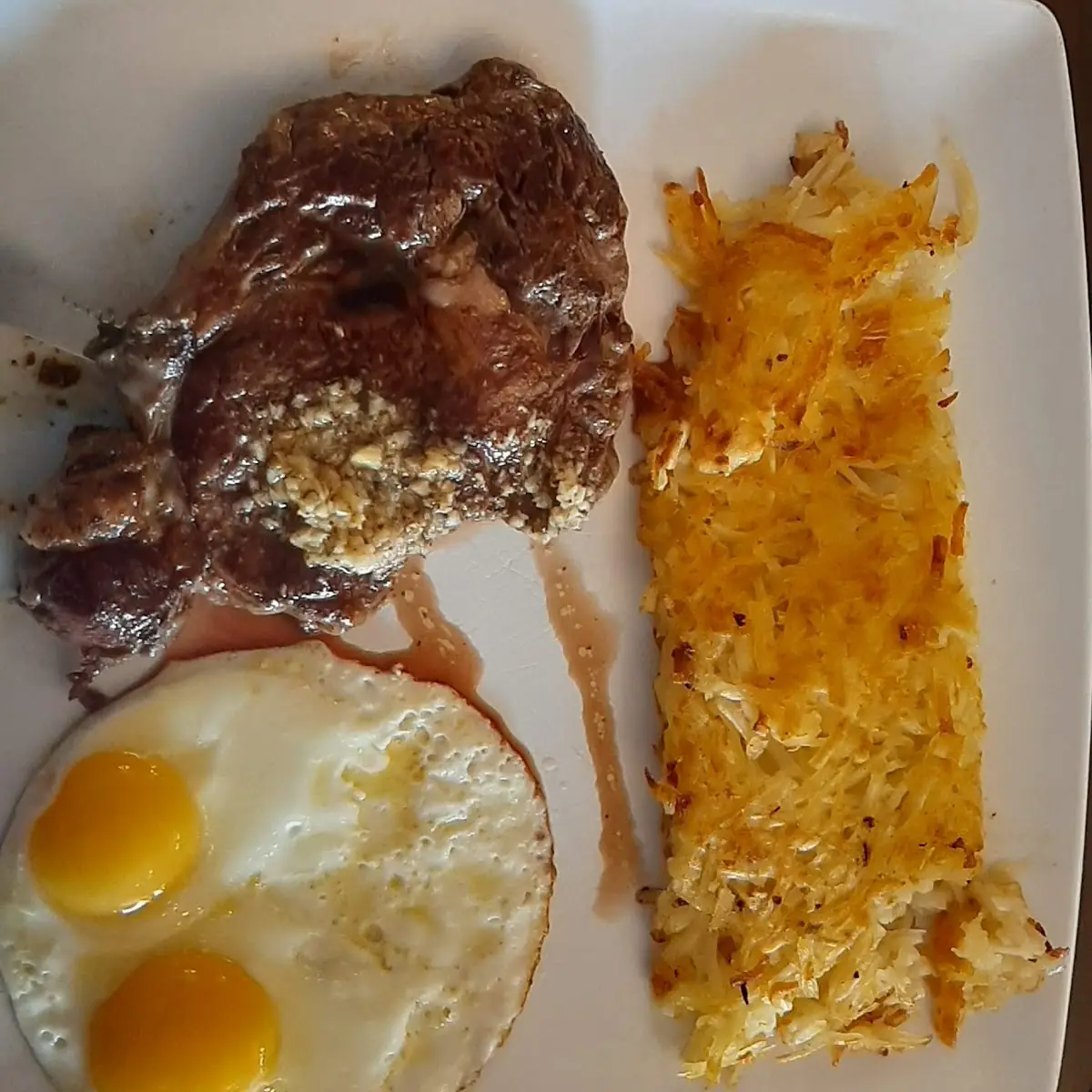 Rib Eye Steak & Eggs