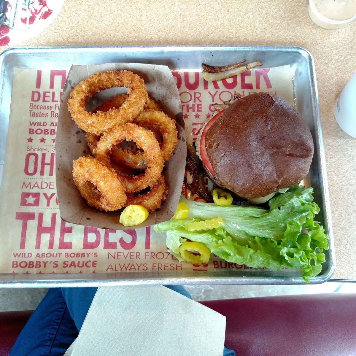 Turkey Burger on Whole Wheat Bun