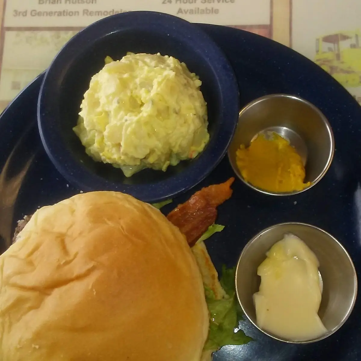 Bacon Cheeseburger with a Side