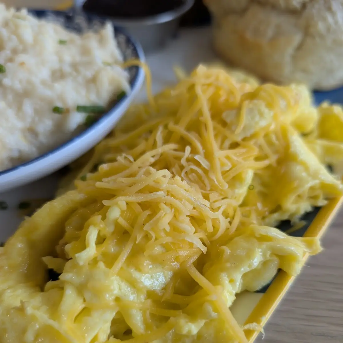 Mini Biscuits Jam and Scrambled Egg
