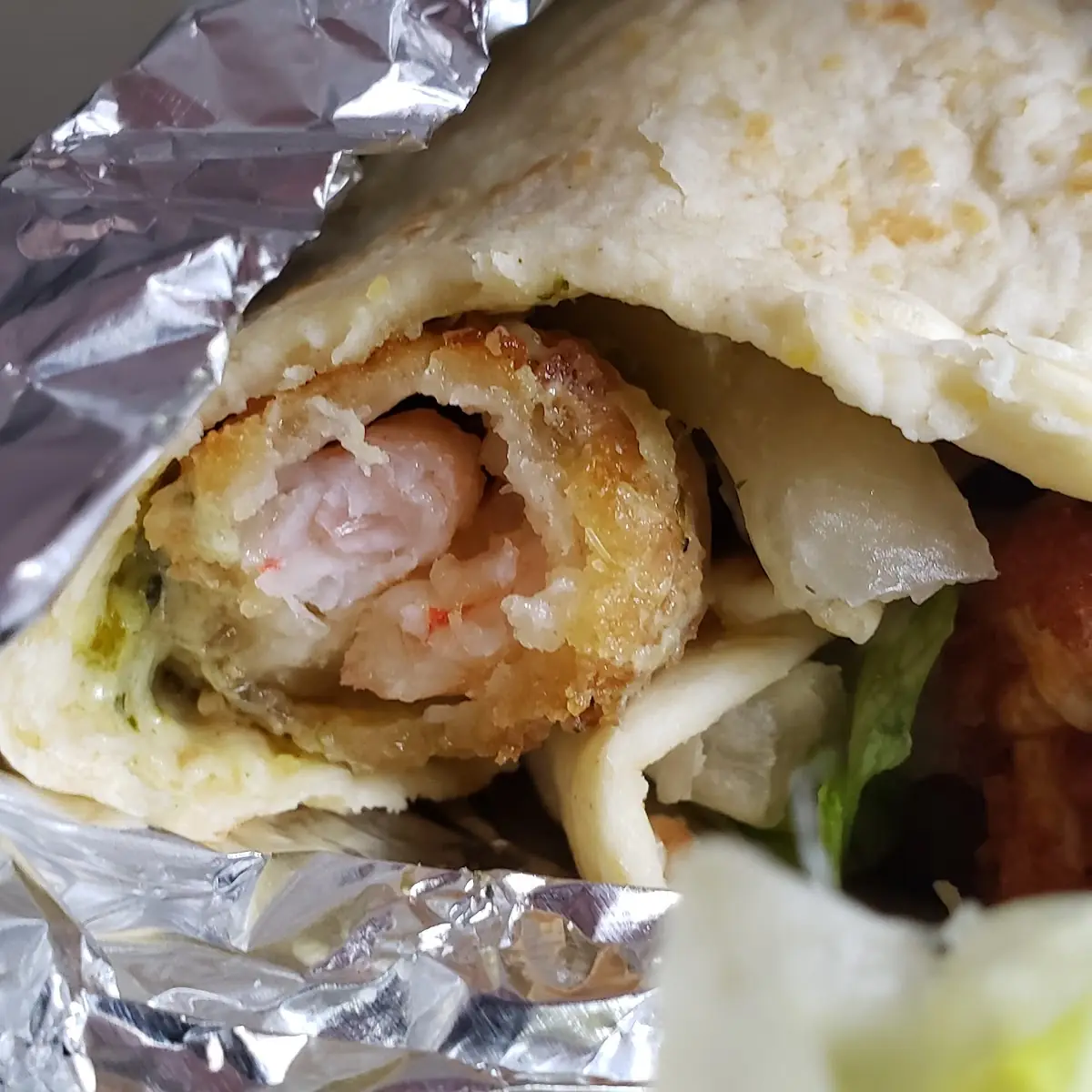 Fried Chicken Burrito