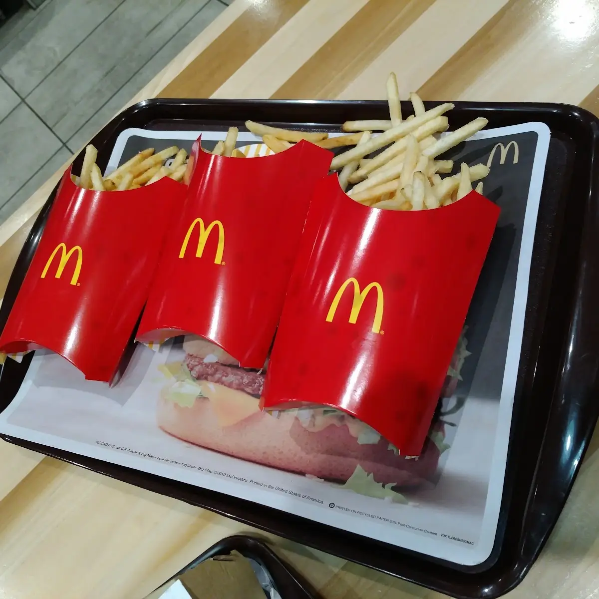 Three Large Fries