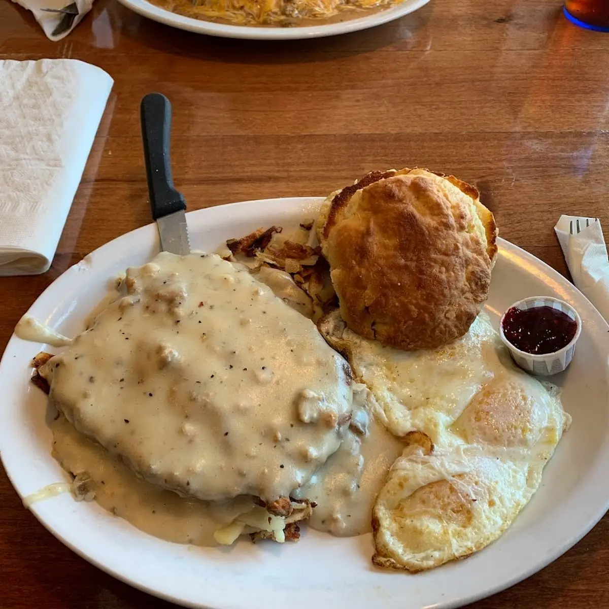 Biscuits & Gravy with One Egg