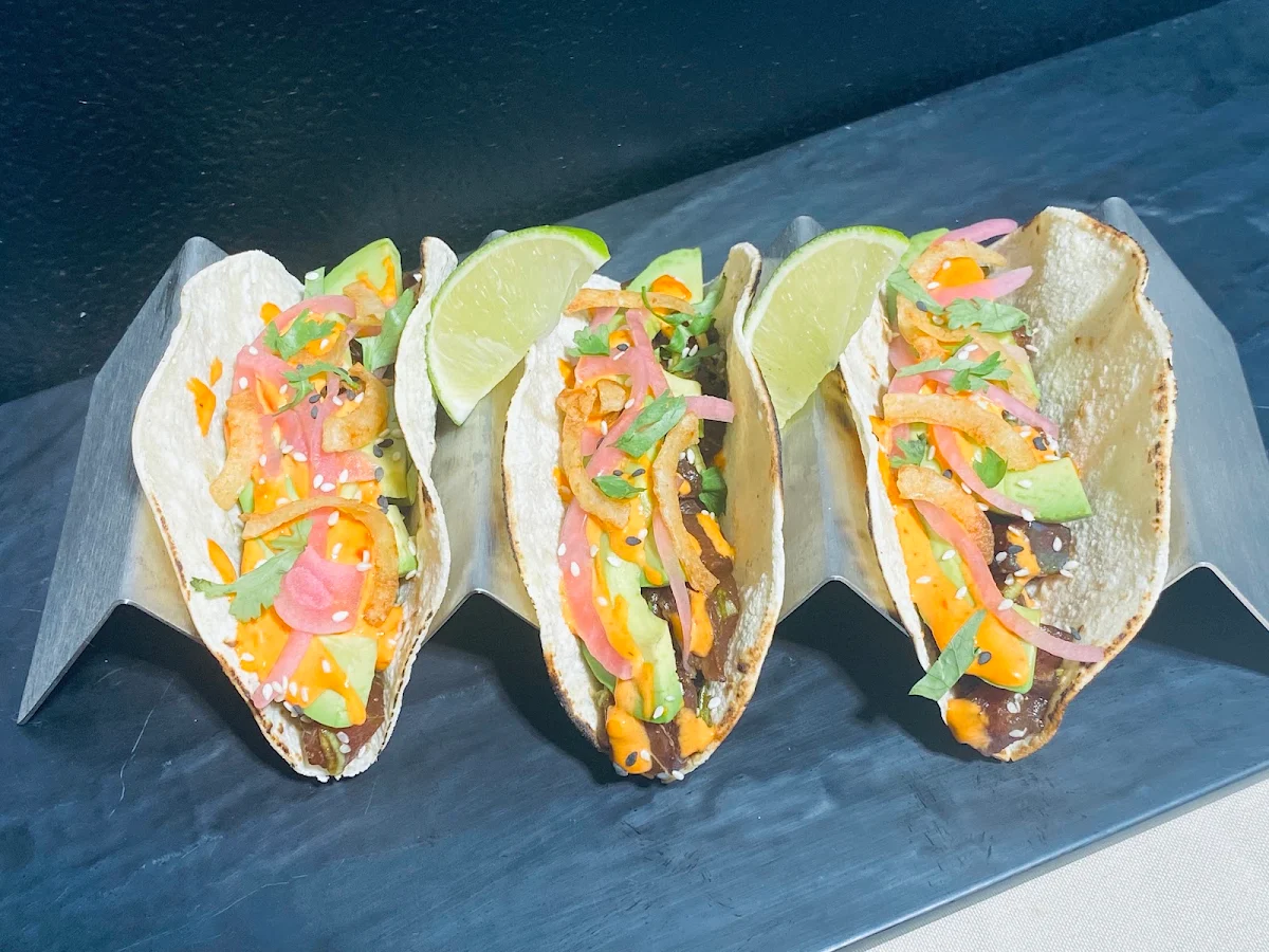 Tuna Poke Tacos