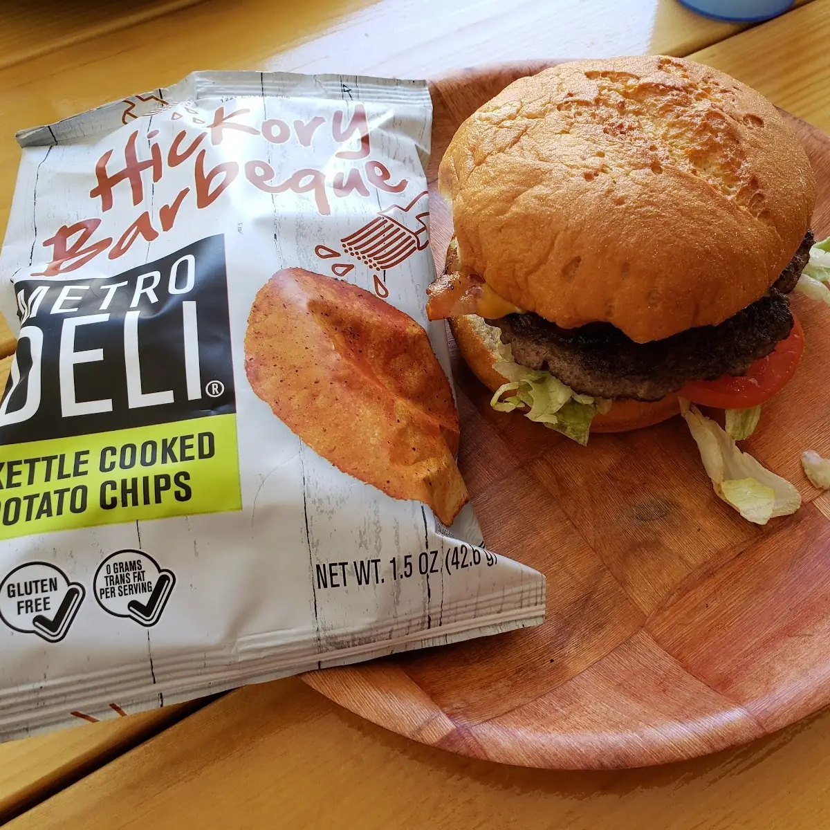 Bacon Cheeseburger with Gluten Free Bun