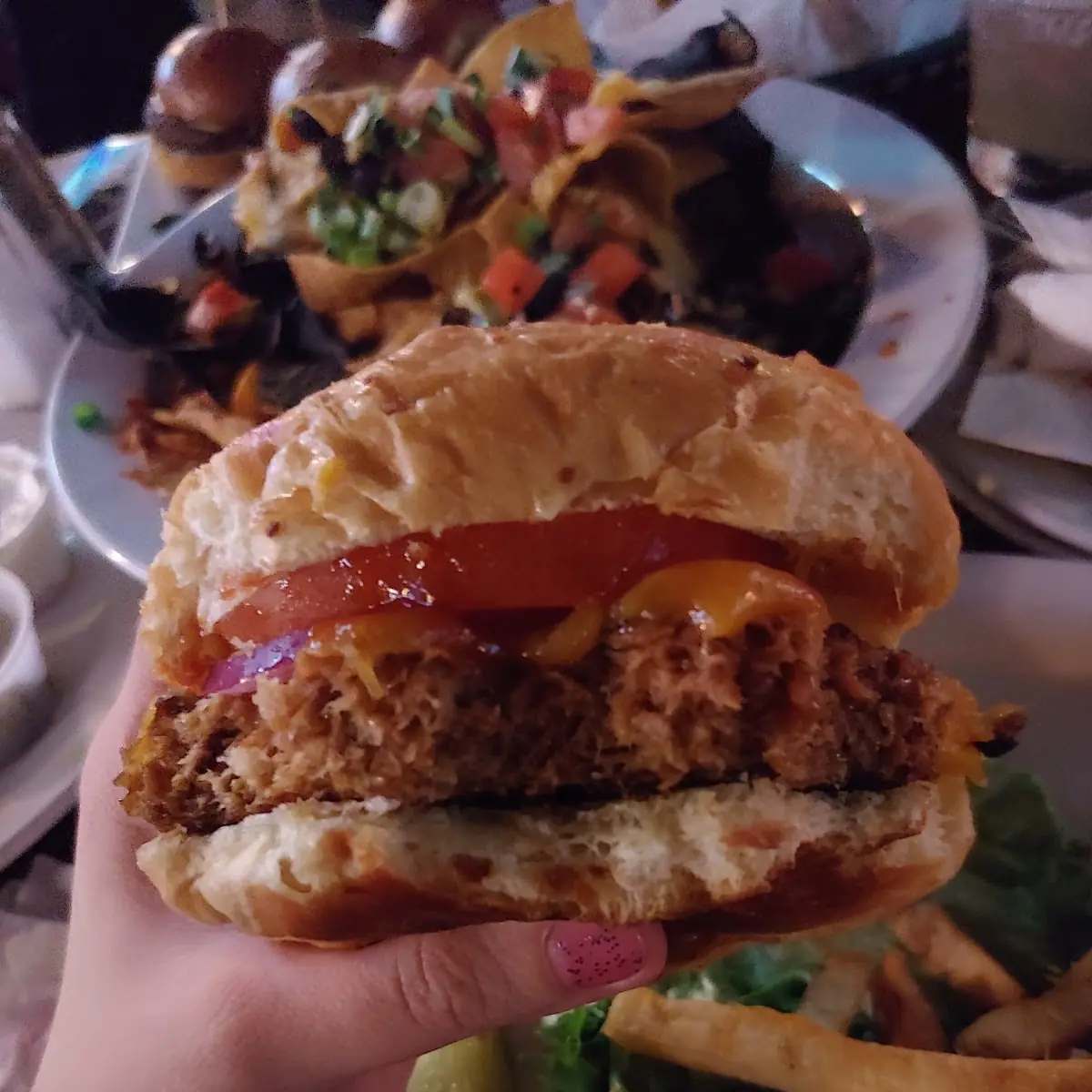 Beyond Burger with Cheddar Cheese