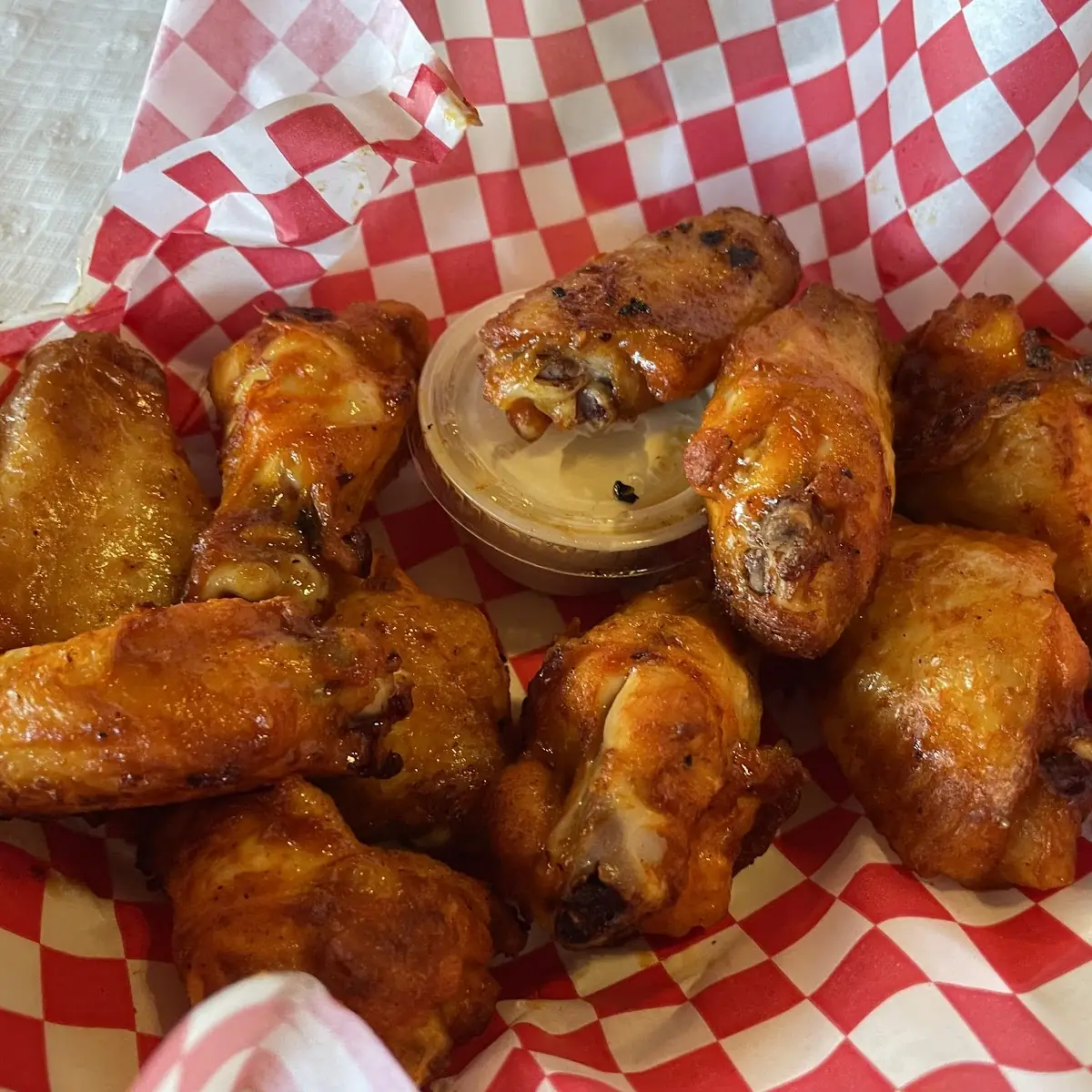 Wings and Dipping Sauce