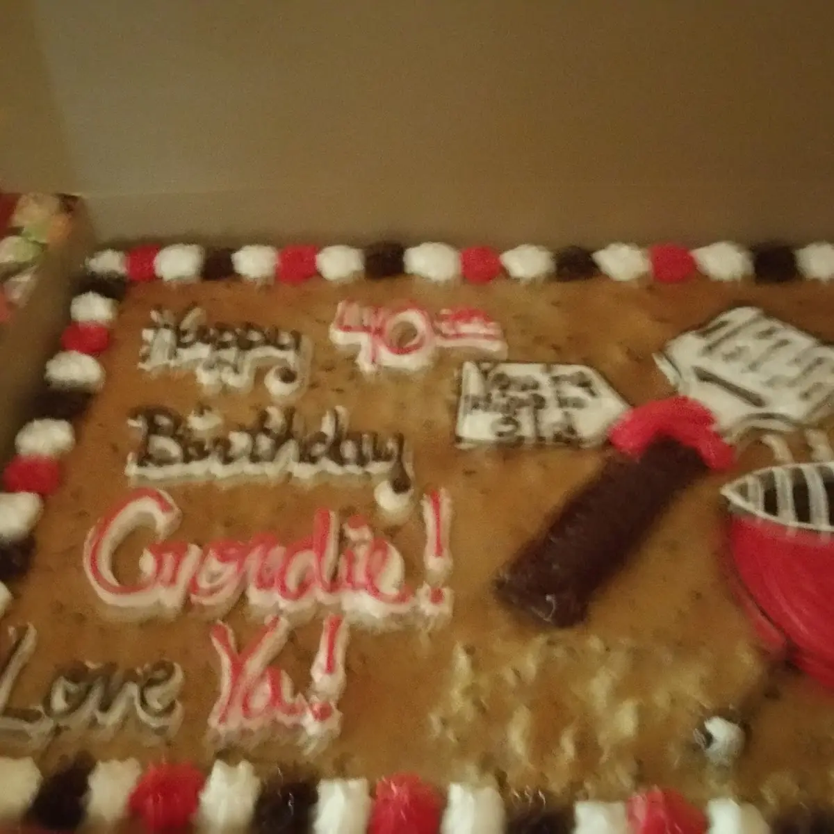 Happy Birthday Cake Gordon E