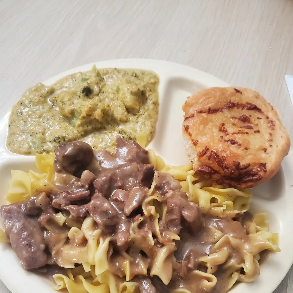 Beef Tips with Broccoli and Cheese