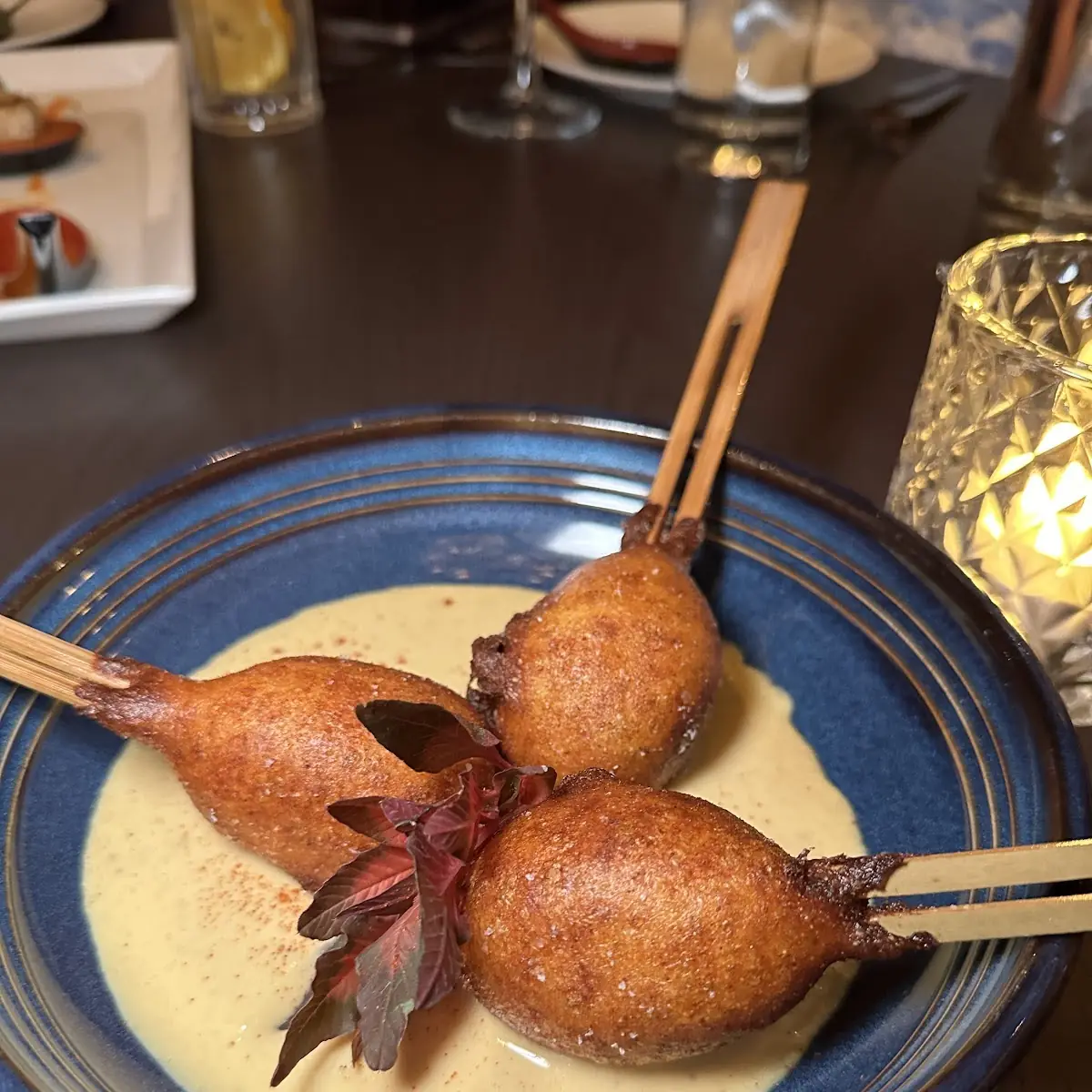 Crab Cake Corn Dogs
