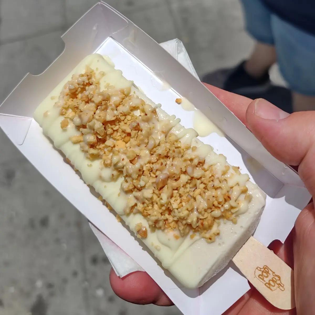 Banana Nutella with White Chocolate and Nuts