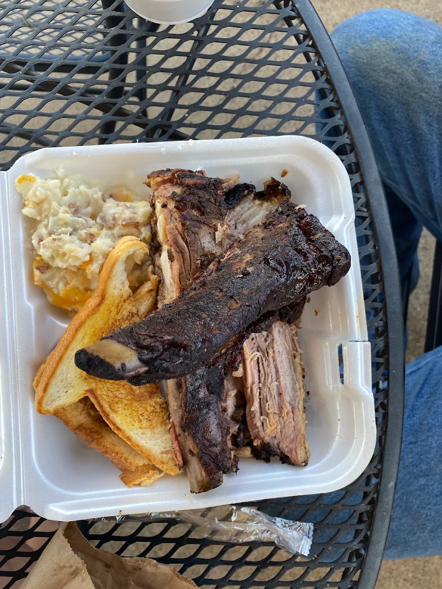 Rib & Brisket Plate