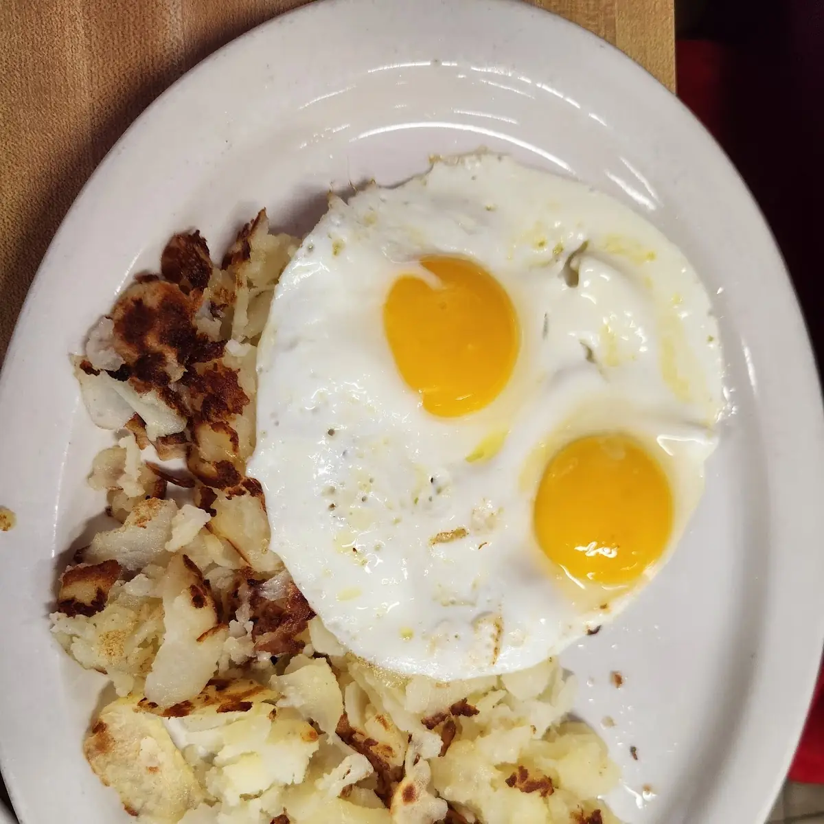 Two Eggs with Potatoes