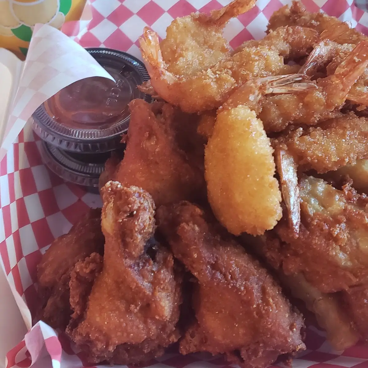 Fried Shrimp and Chips