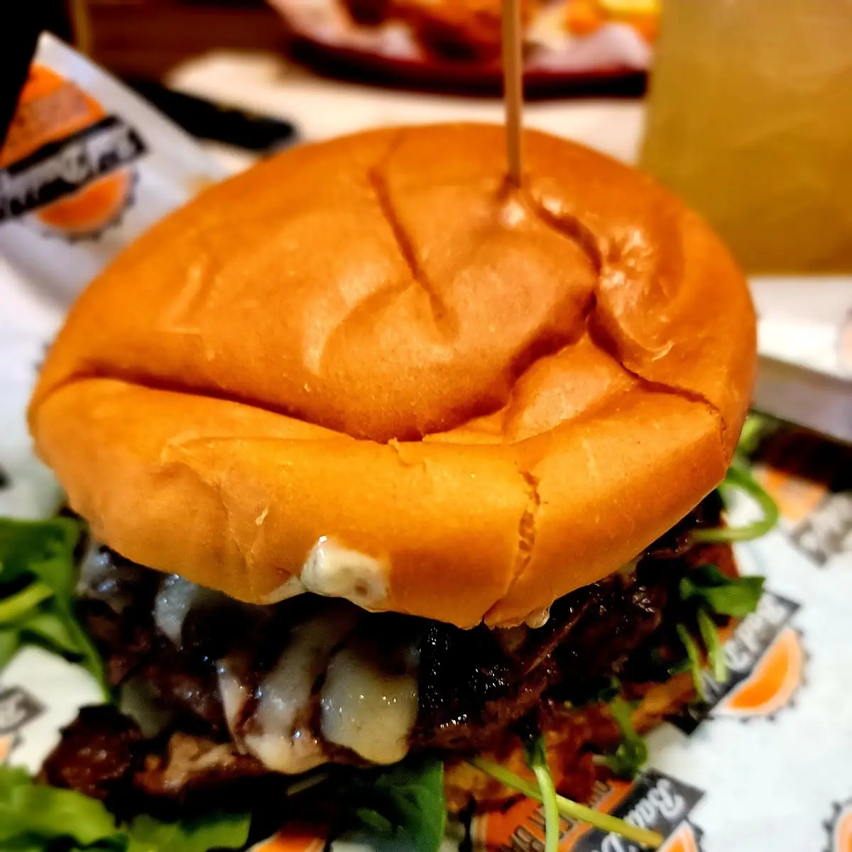 Mushroom Swiss Burger