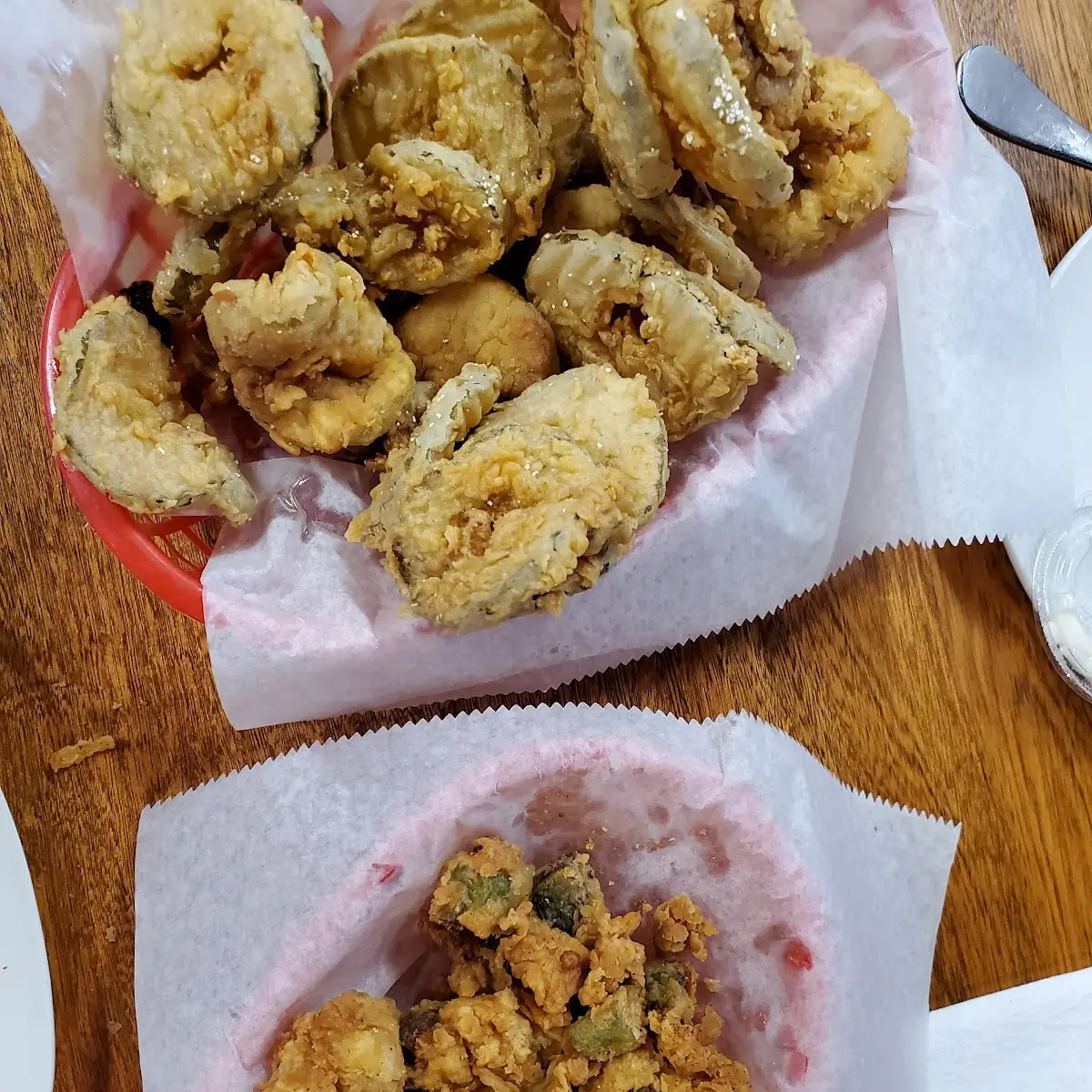 Fried Pickles and Fried Okra