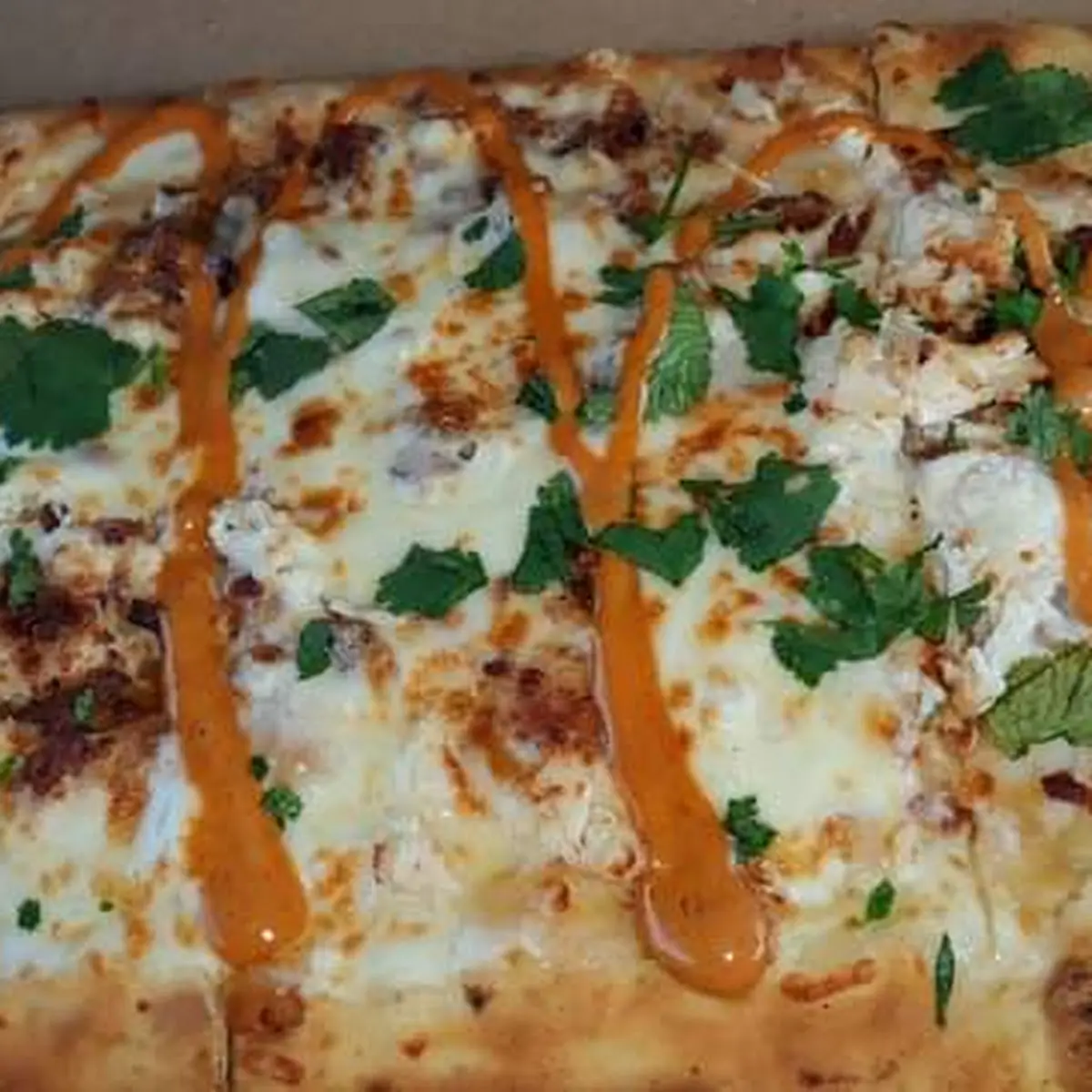 Chicken Bacon Ranch Flatbread Pizza