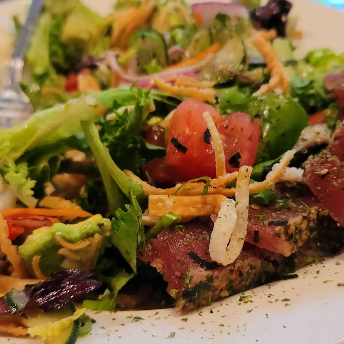 Enlightened Seared Ahi Salad