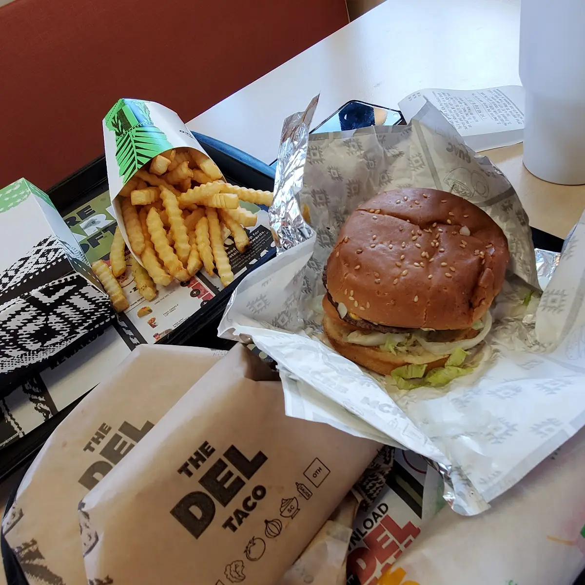 Burger and Fries