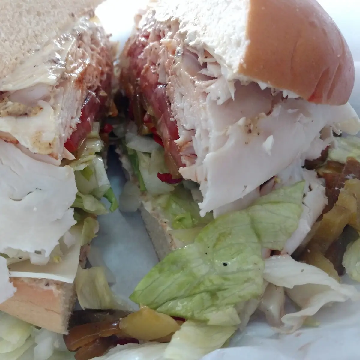 Round Turkey Sandwich