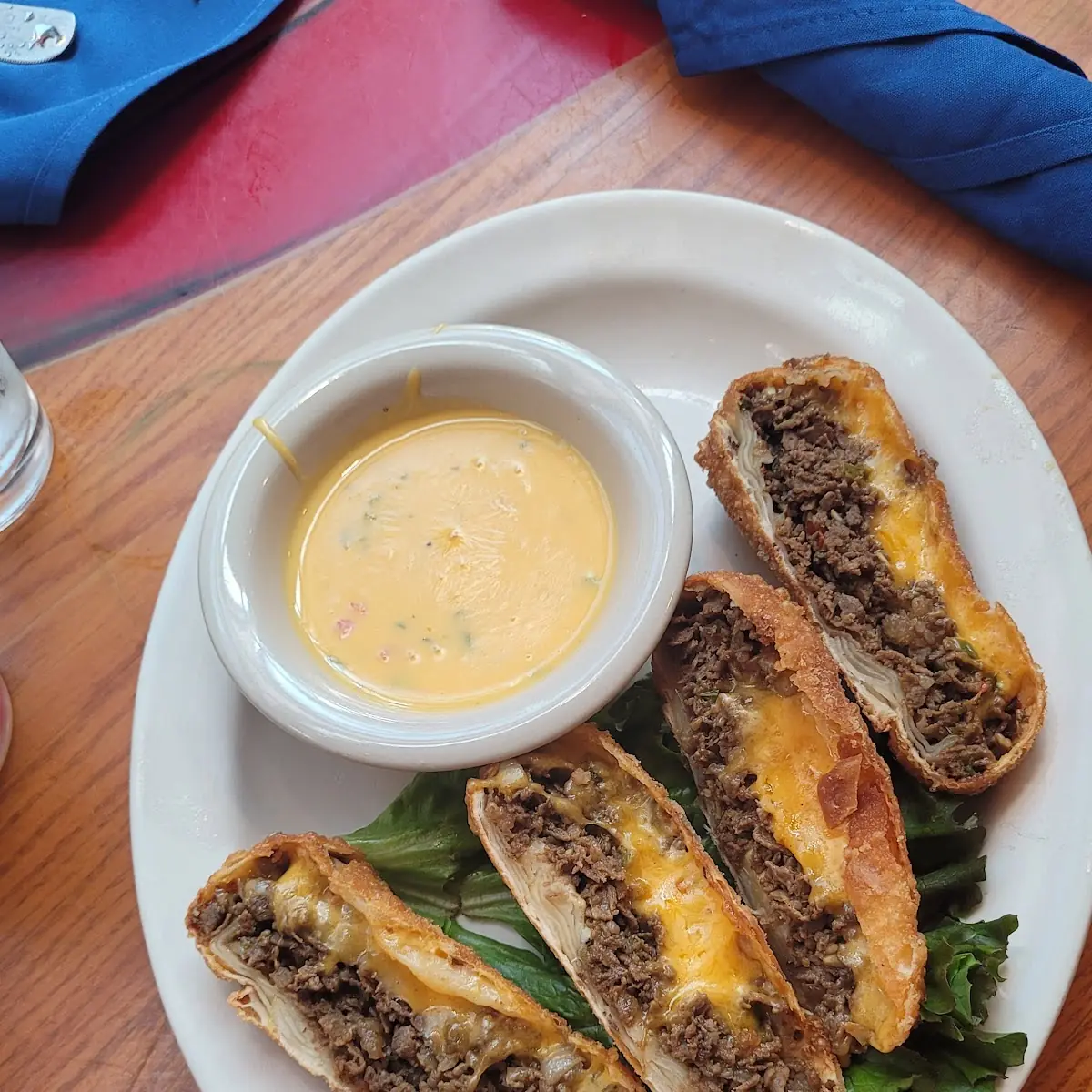 Philly Cheese Steak Egg Roll