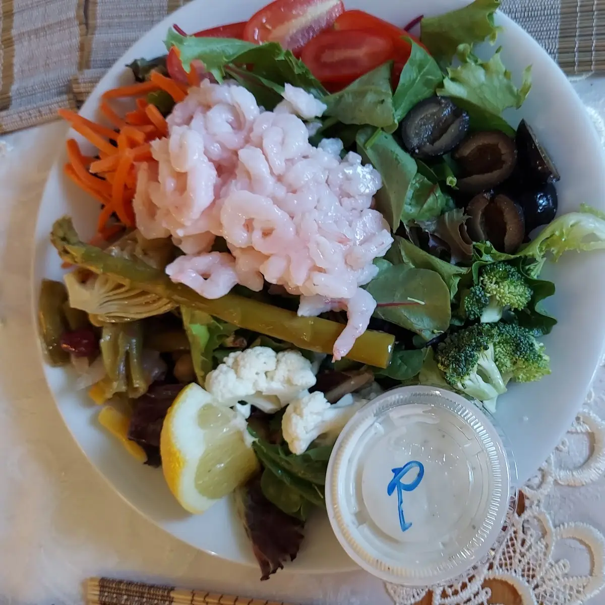Steamer Clams with Salads
