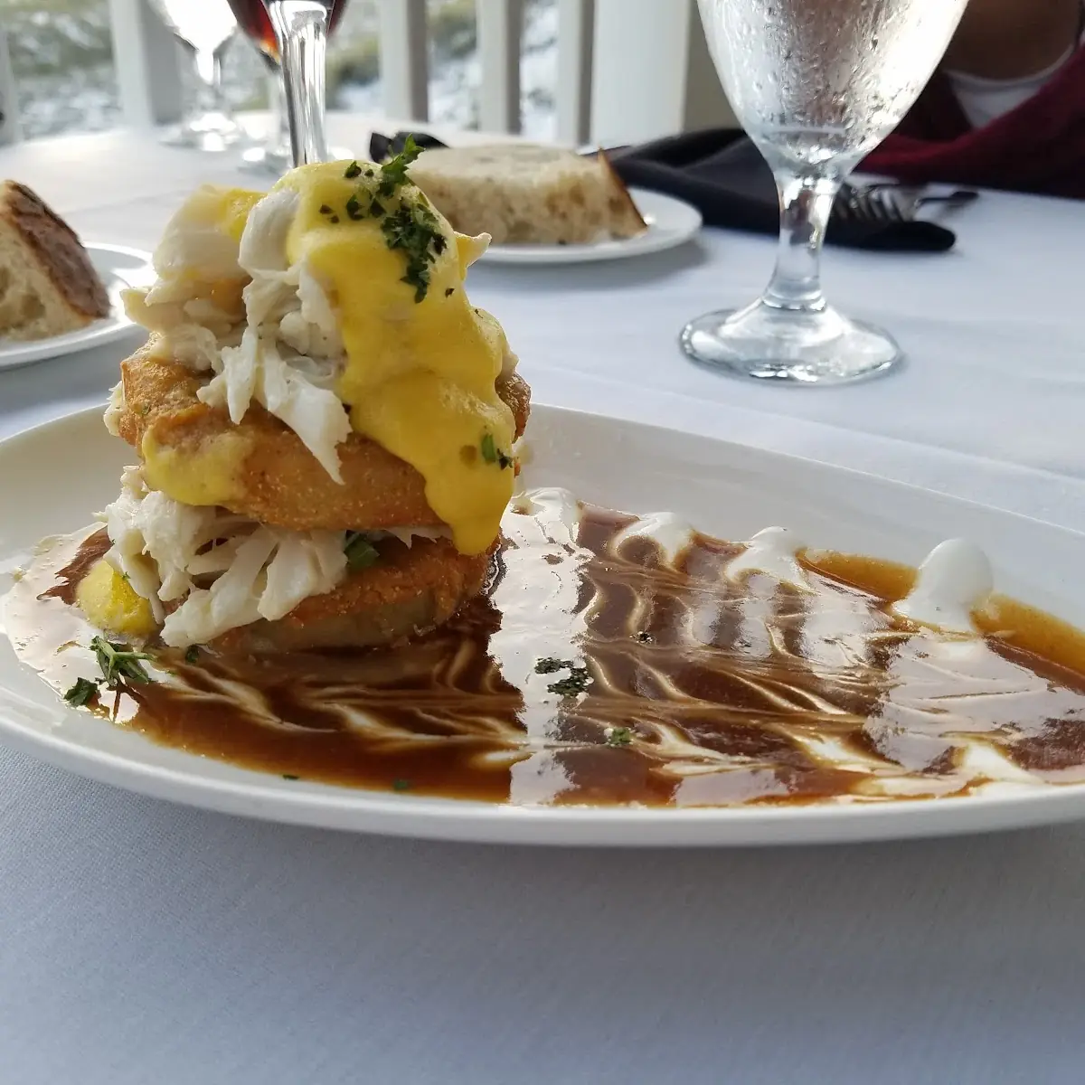Eggplant with Crab Meat
