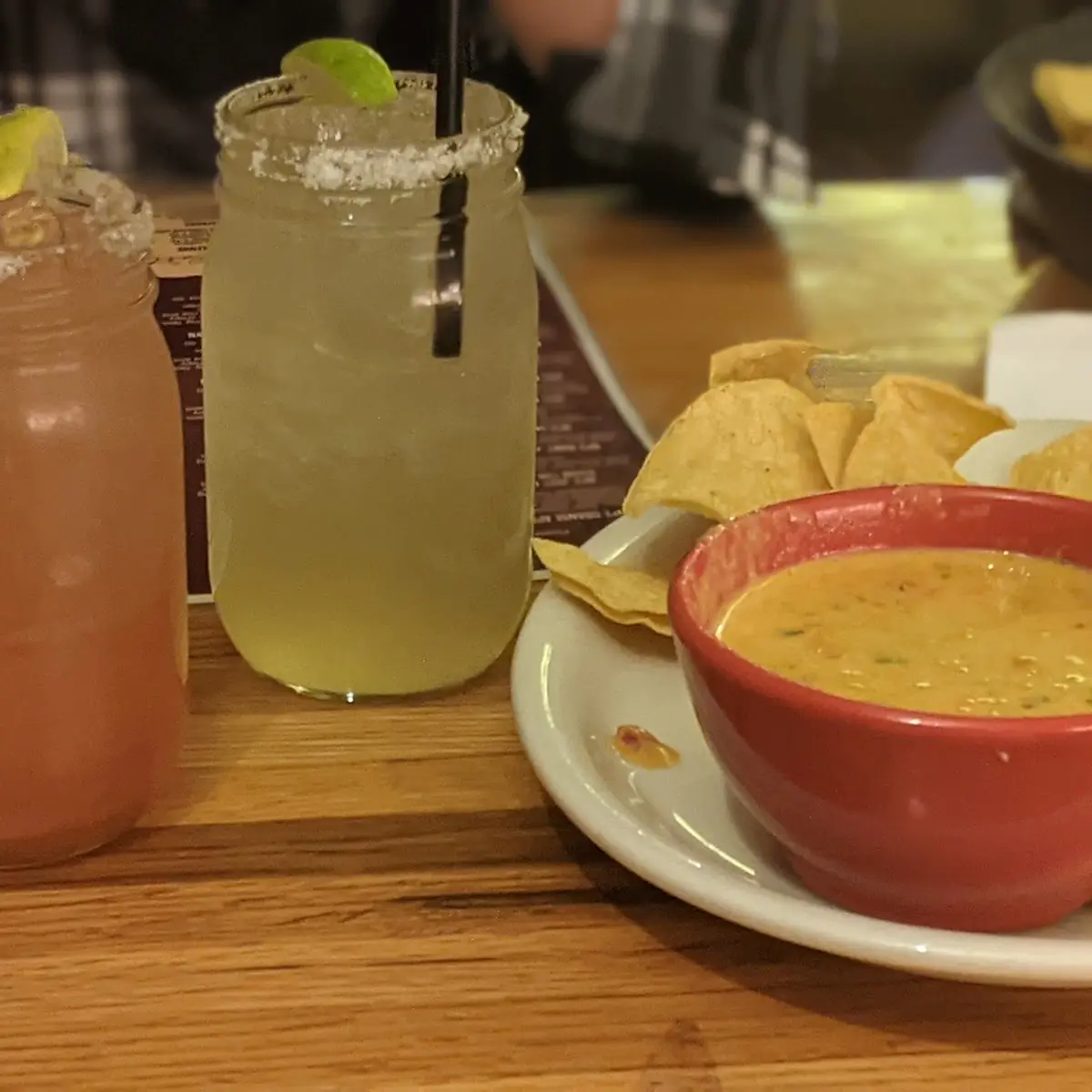 Chile Con Queso Dip with Margheritas
