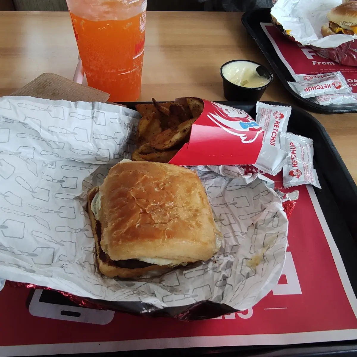 Sausage Egg & Swiss Croissant Combo