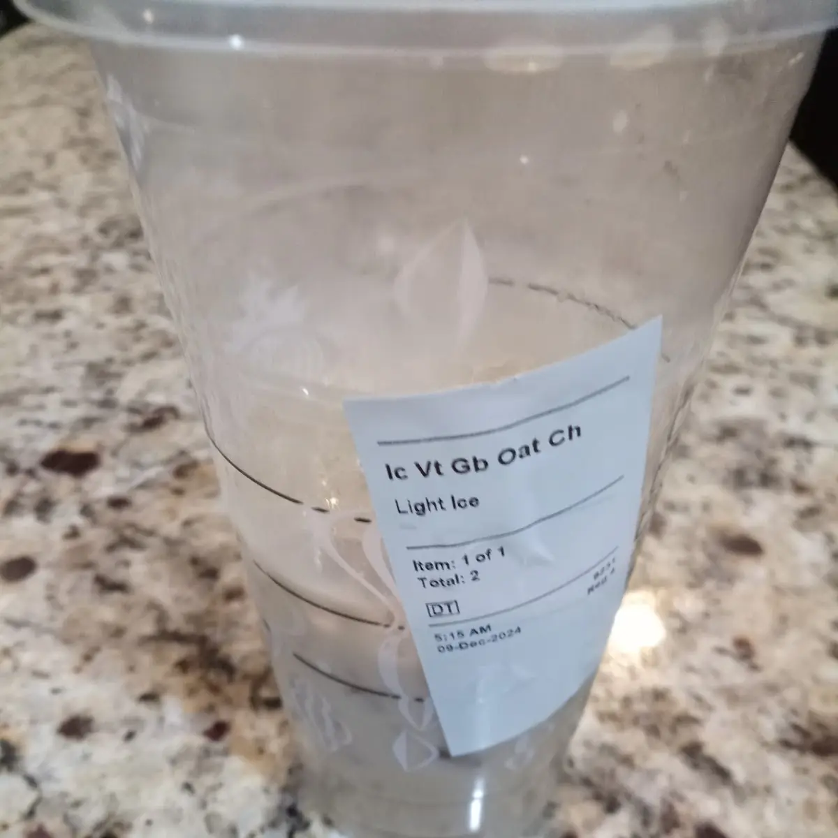 Venti Iced Gingerbread Chai Non Dairy