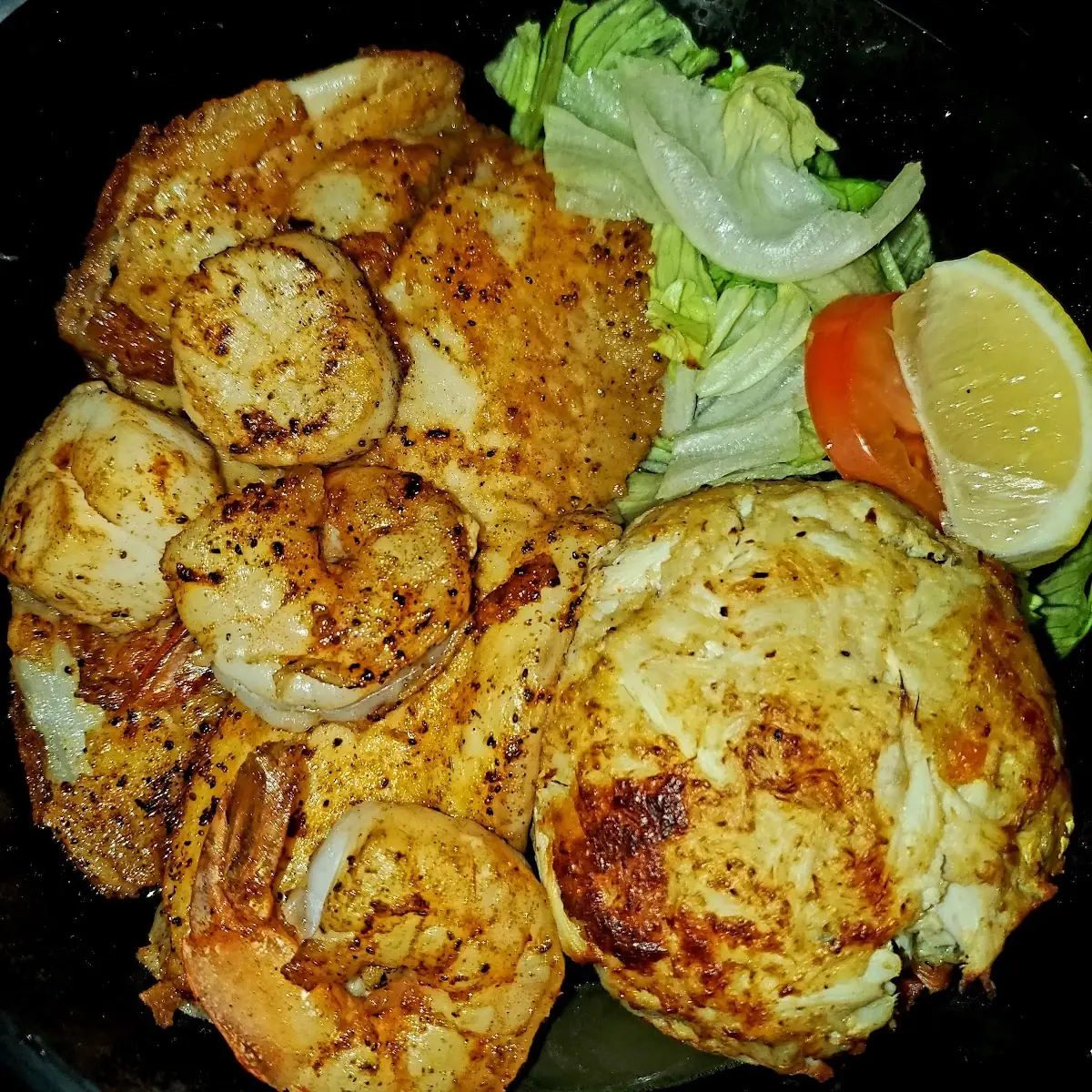Broiled Seafood Platter