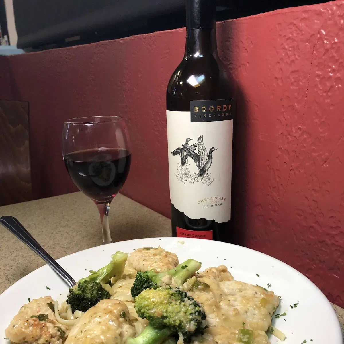 Vino Chicken Scampi