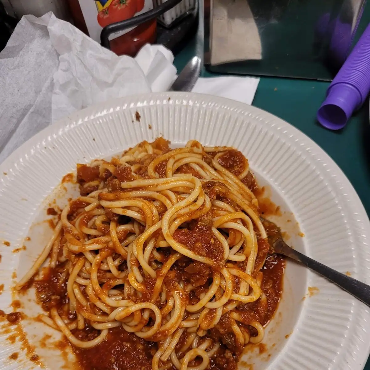 Fried Chicken & Spaghetti