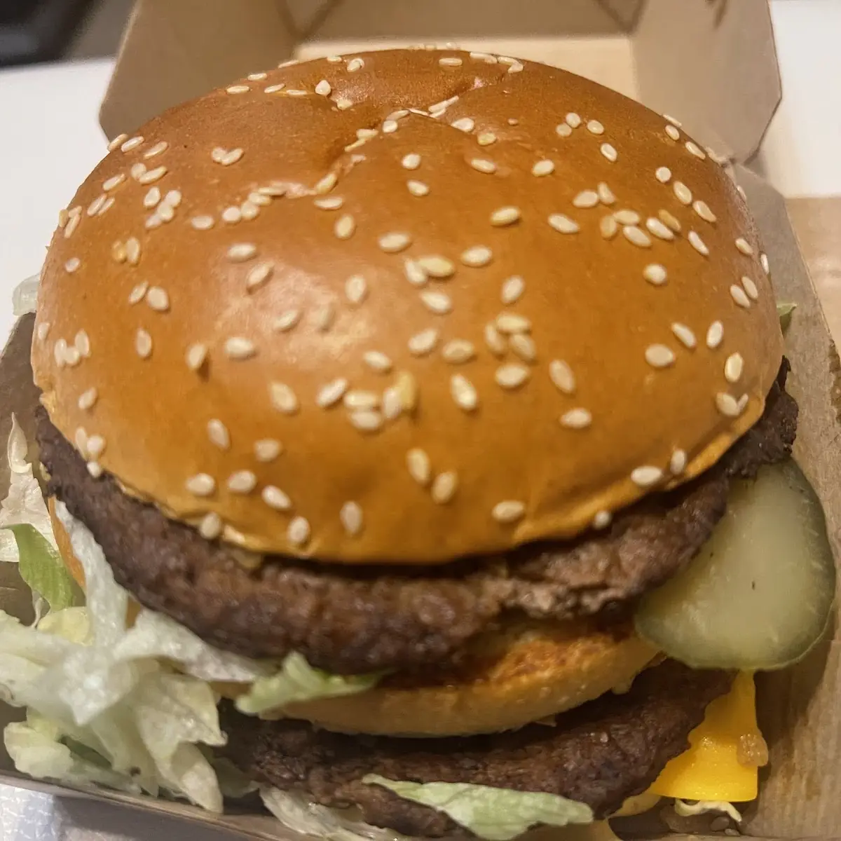 Double Beef Patty Sandwich