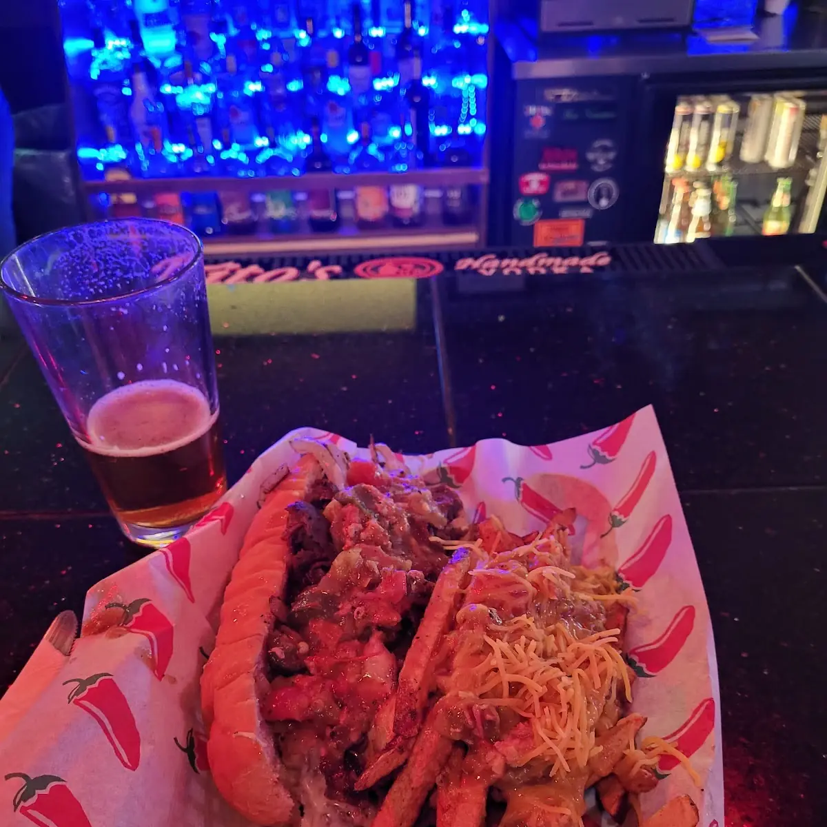 Philly Cheese Steak and Chilli Fries