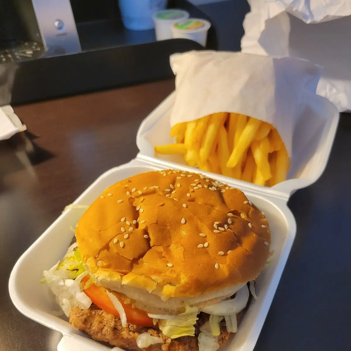 Chicken Sandwich with Fries