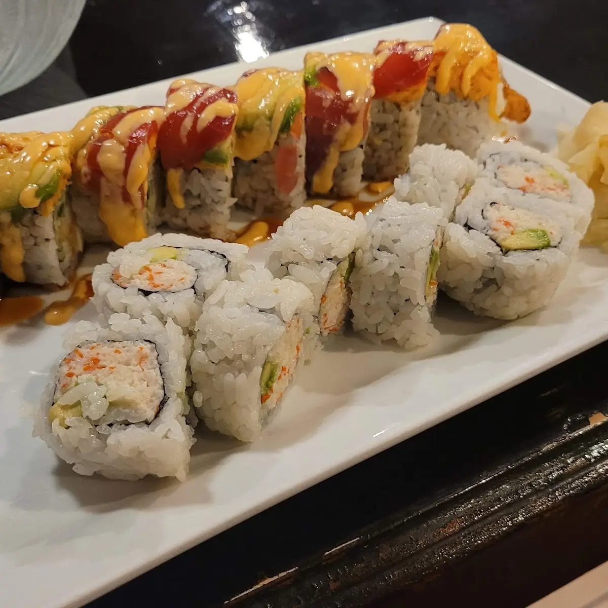 Amanda Roll and Snow Crab Roll