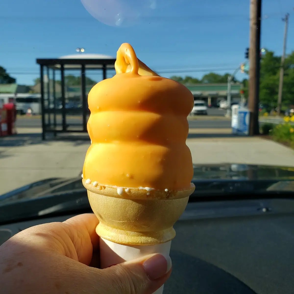 Creamsicle Ice Cream Cone