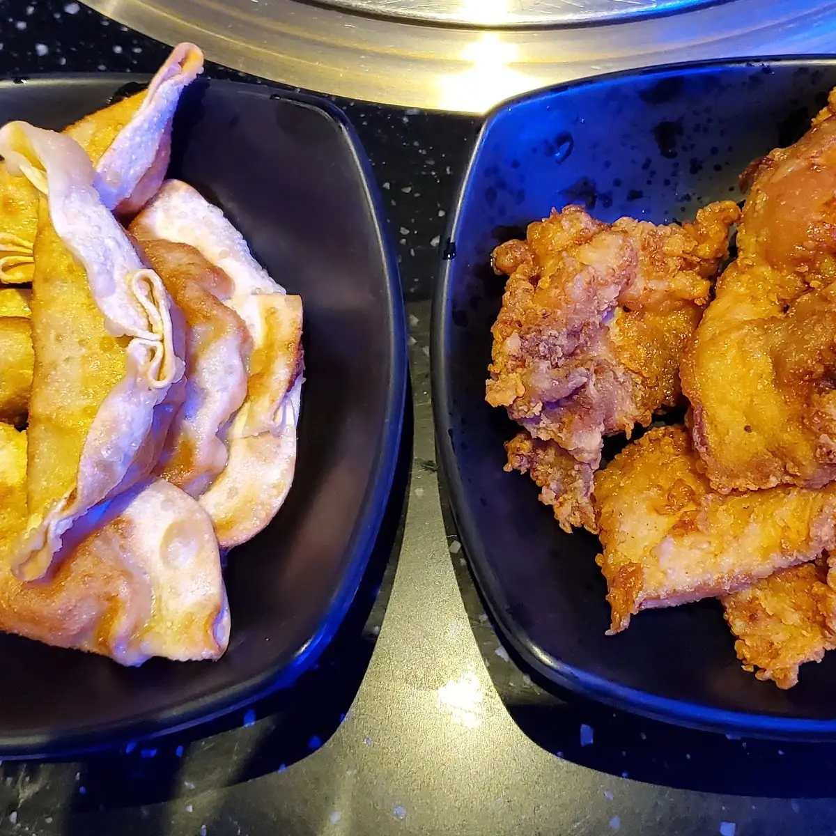 Gyoza and Fried Chicken