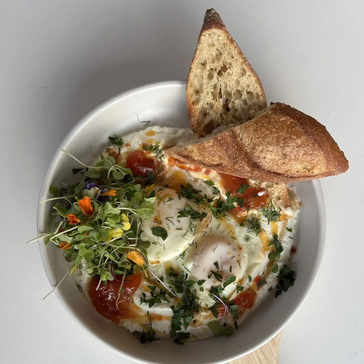 Whipped Feta Egg Plate
