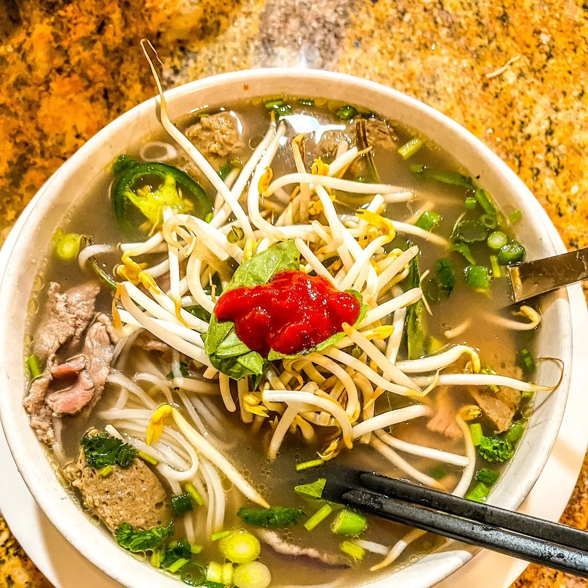 Vermicelli Noodle Soup