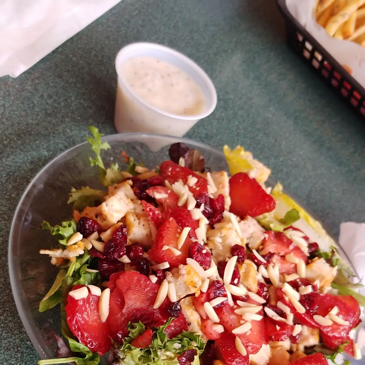 Strawberry Almond Salad