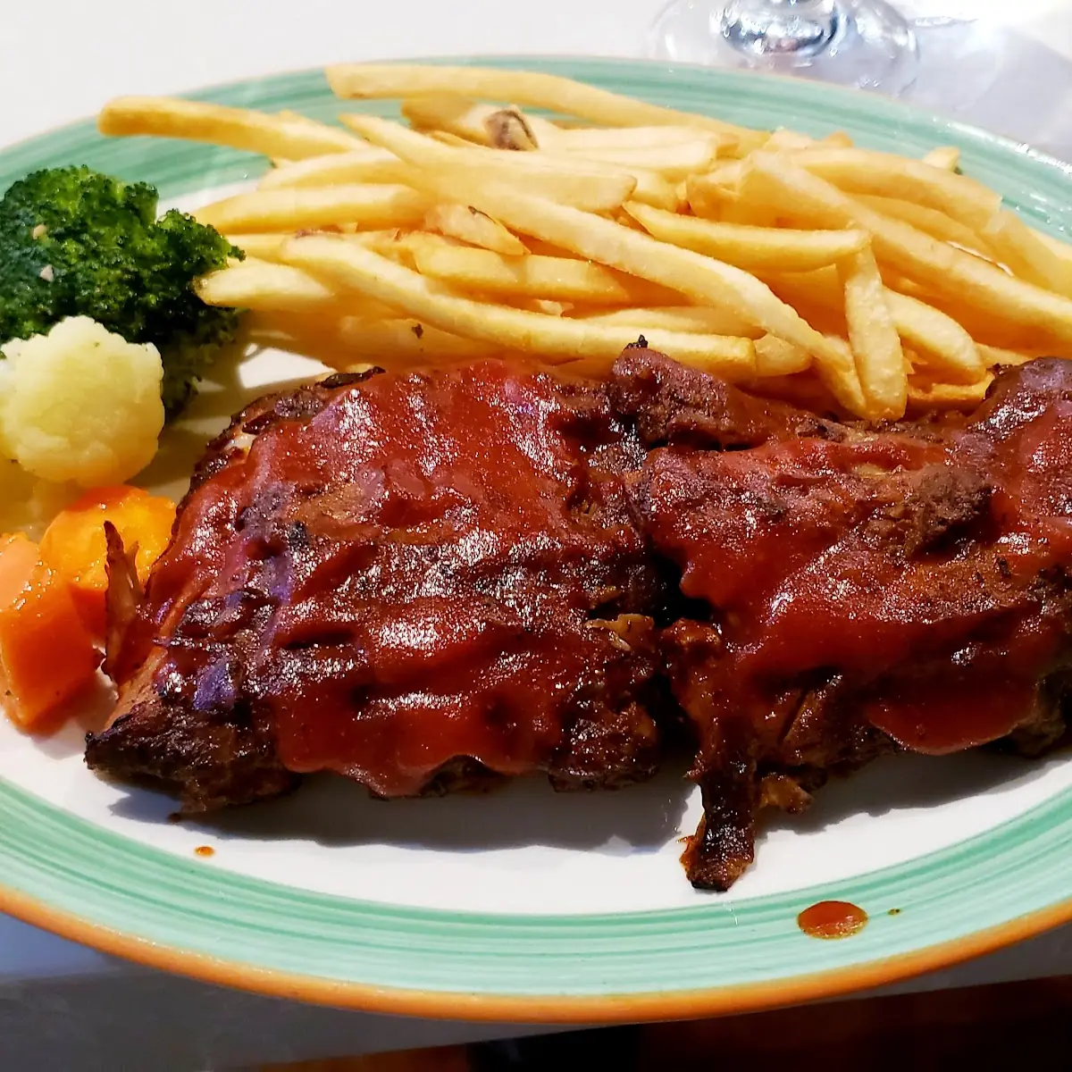 Rib and Chicken Combo
