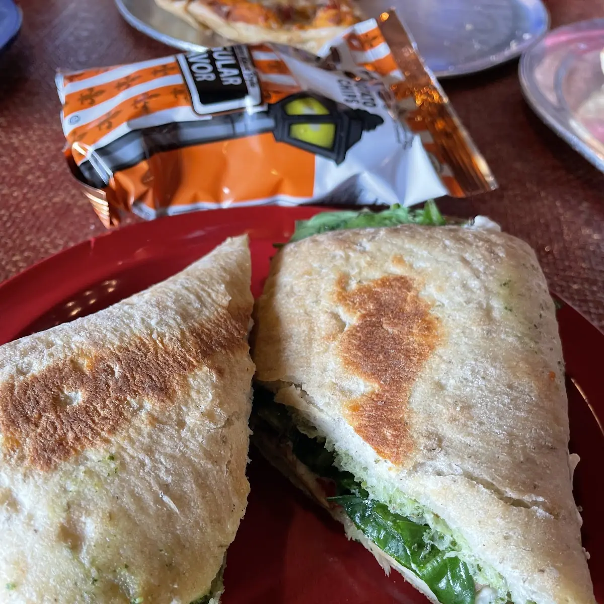 Pesto Veggie Sandwich