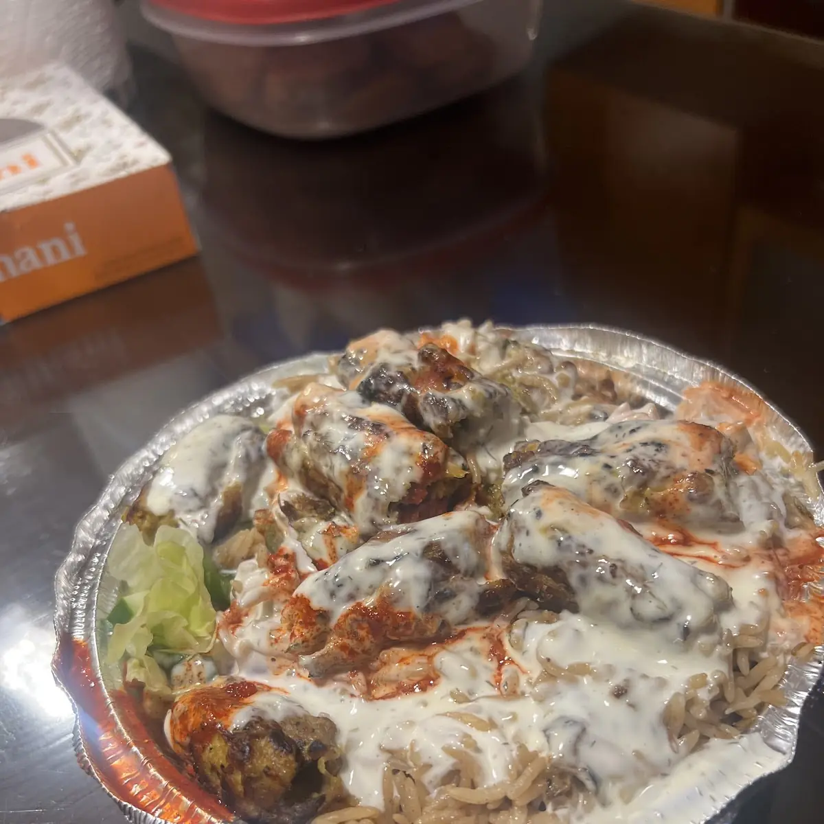 Kofta Kabab over Rice Bowl