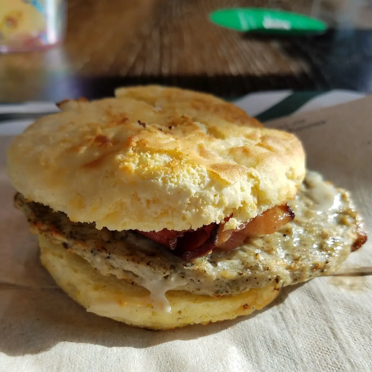Turkey Bacon Cheddar & Egg White Sandwich