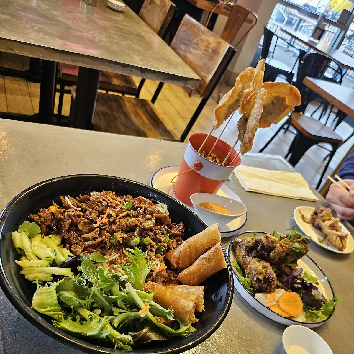 Fried Wonton and Vermicelli