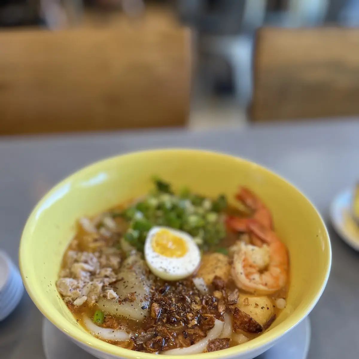 Seafood Udon Noodle Soup